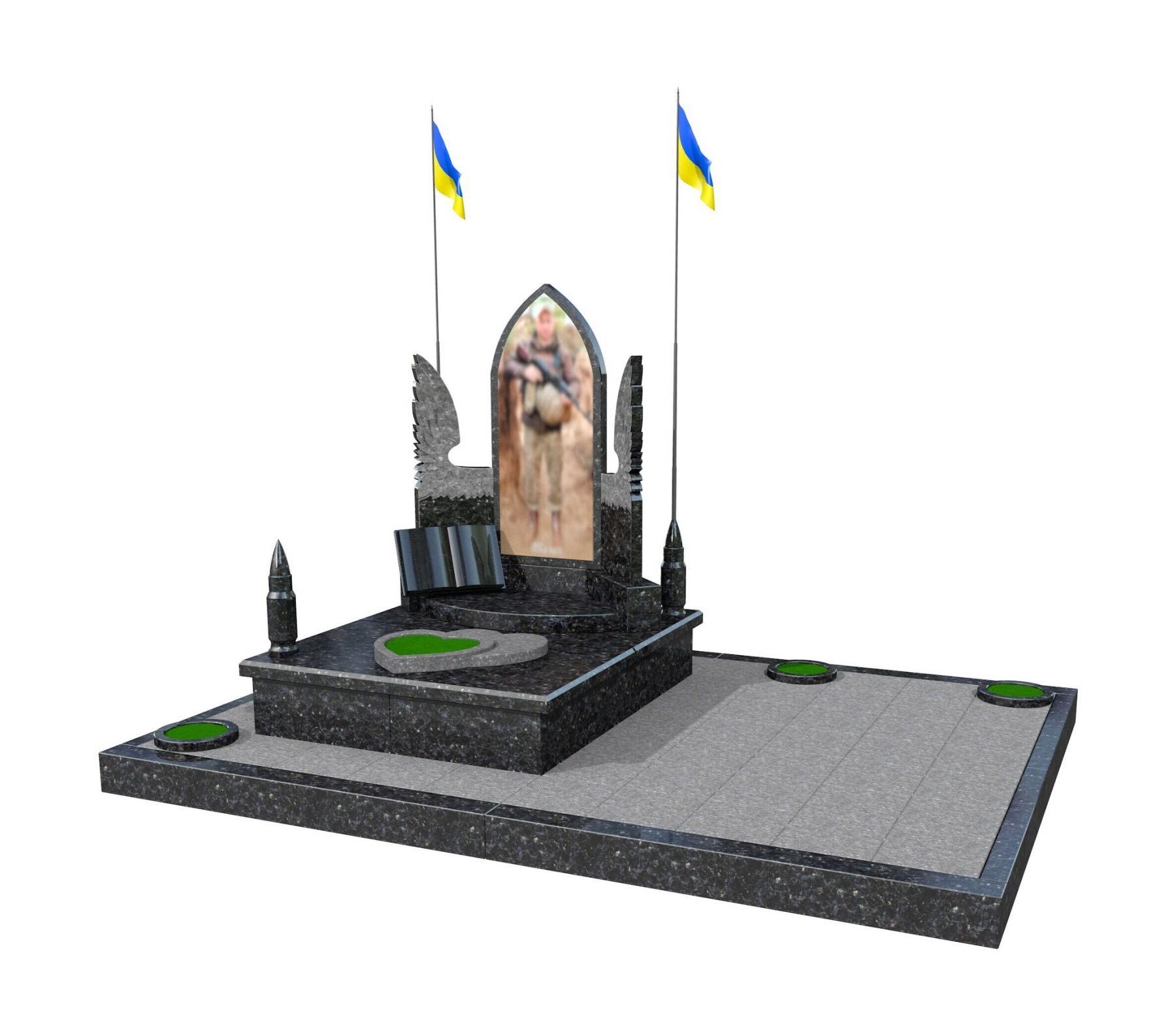 Памятник гранітний №У14 Памятник гранітний №У14