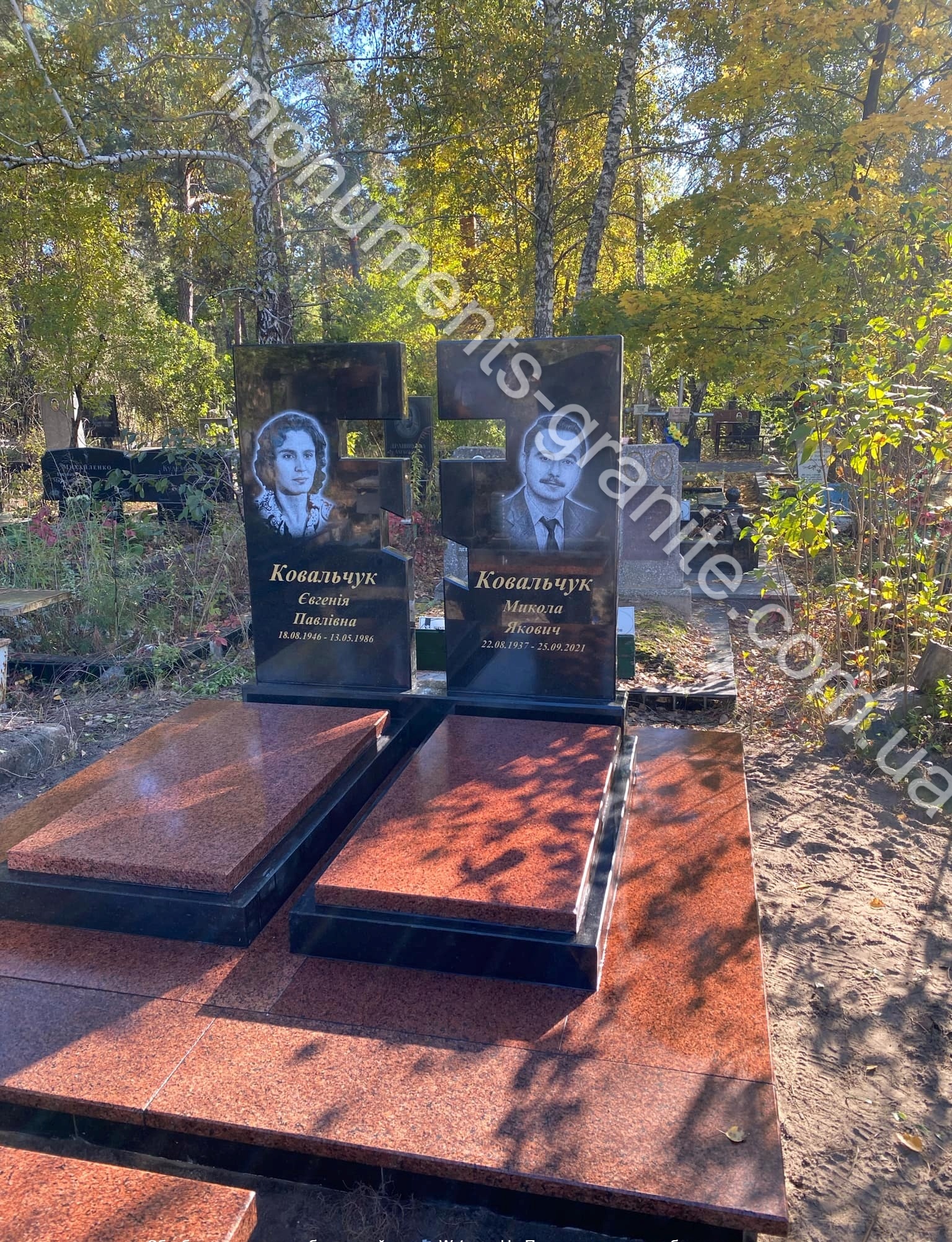 Памятник гранітний №Д48 Памятник гранітний №Д48